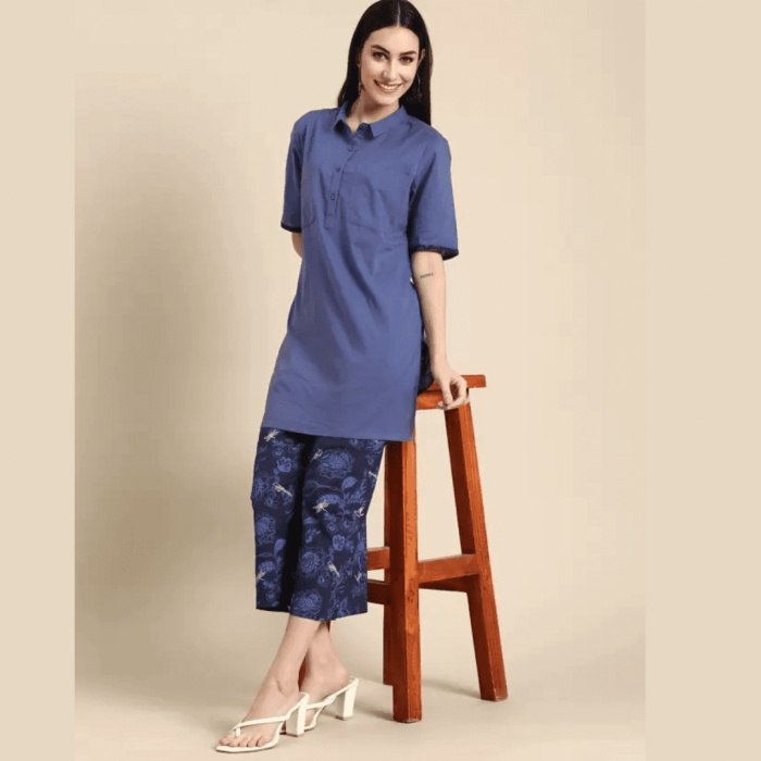 Branded Kurta and Palazzo Set