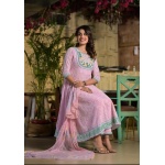 full embroidery anarkali suit