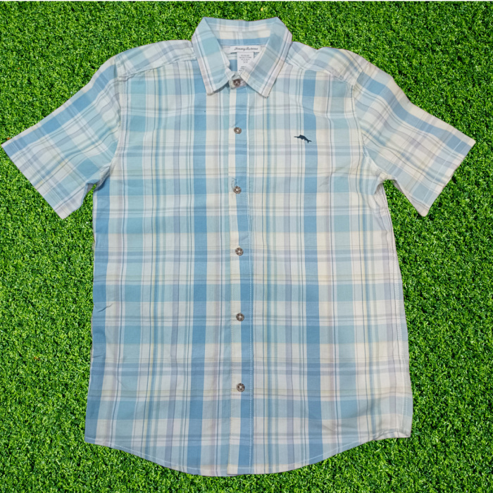 Boys half sleeves check Shirt