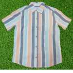 Boys Striped Half Sleeve Shirt