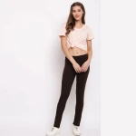 Full Length Slim Jeggings brown