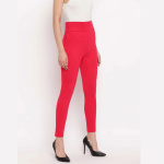 High Rise Slim Jegging red colour