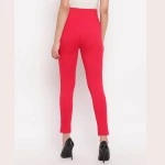High Rise Slim Jegging red colour