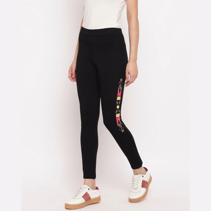 Slim-Black-Jeggings-with-Elasticated-Waistband