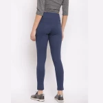 Womens-Denim-Blue-4-Way-Stretch-High-Rise-Jeggings