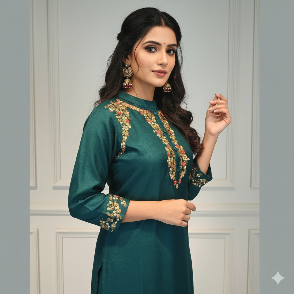 Wedding Special Dola Silk Partywear Suit with Dupatta – Aadvic