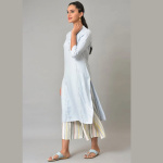 Blue Straight Summer kurta