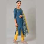 Blue-Thread-Embroidered-kurta-Set