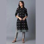 Branded-Black-Printed-Straight-kurta