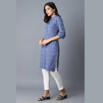 Branded-Dark-Blue-Printed-kurta