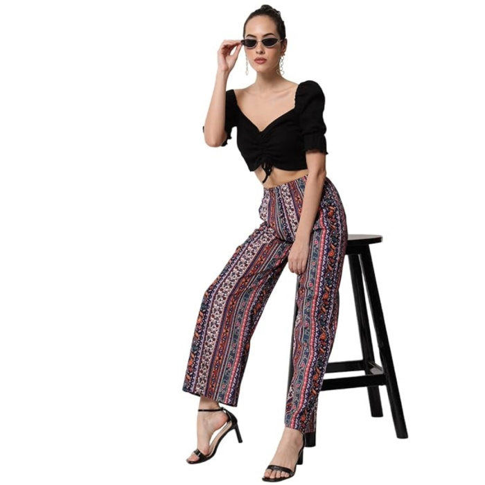 Floral-Print-Palazzos-with-Elasticated-Waist