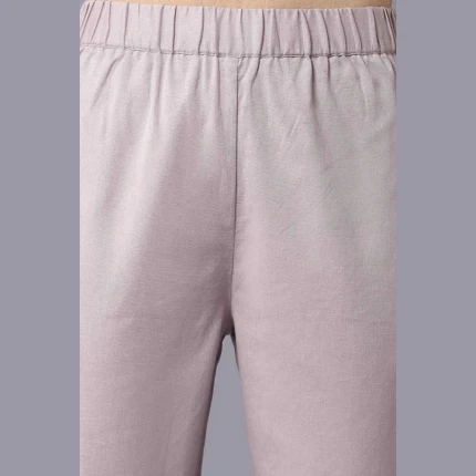 Light Purple Slim Pants