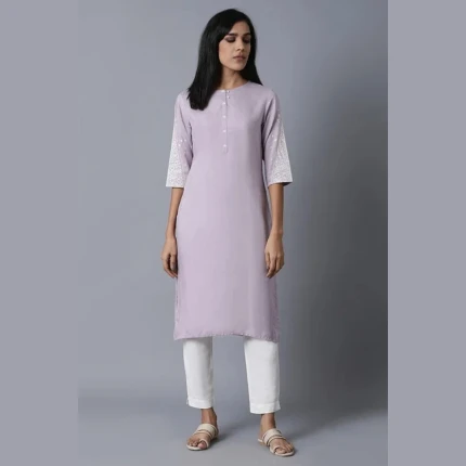 Lilac-Placement-Print-Branded-kurta