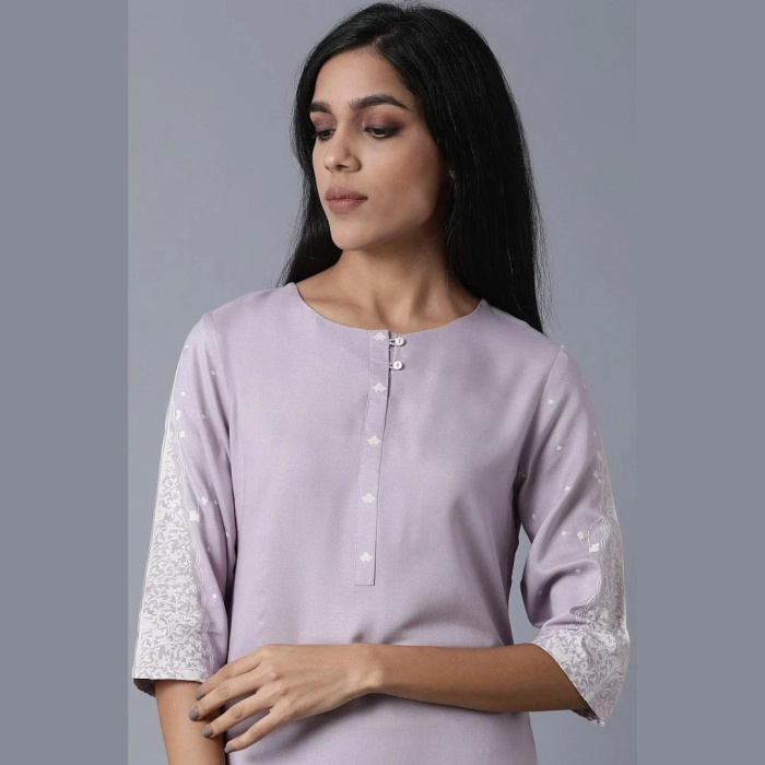 Lilac-Placement-Print-Branded-kurta