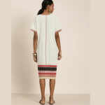 Off-White-Black-Wild-Tribe-Printed-Sustainable-A-Line-Dress-with-Thread-Work