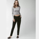 Regular Fit black Trousers