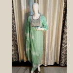 Sea-Green-Colour-pure-cotton-3-Pcs-Suit