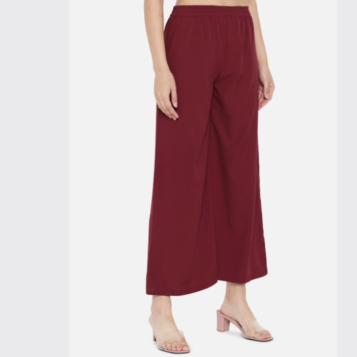 Women-Elasticated-Slip-On-Wide-Leg-Palazzos