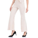 Women-Solid-Cream-Trouser