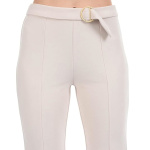 Women-Solid-Cream-Trouser