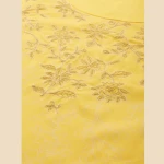 Women-Yellow-White-Floral-Printed-Thread-Work-Floral-Kurta