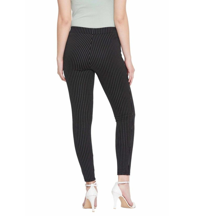 Womens-Striped-Jeggings