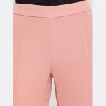 peach regular fit pants