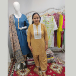 Pure Cotton Mustard Colour Suit with Afghani Salwar