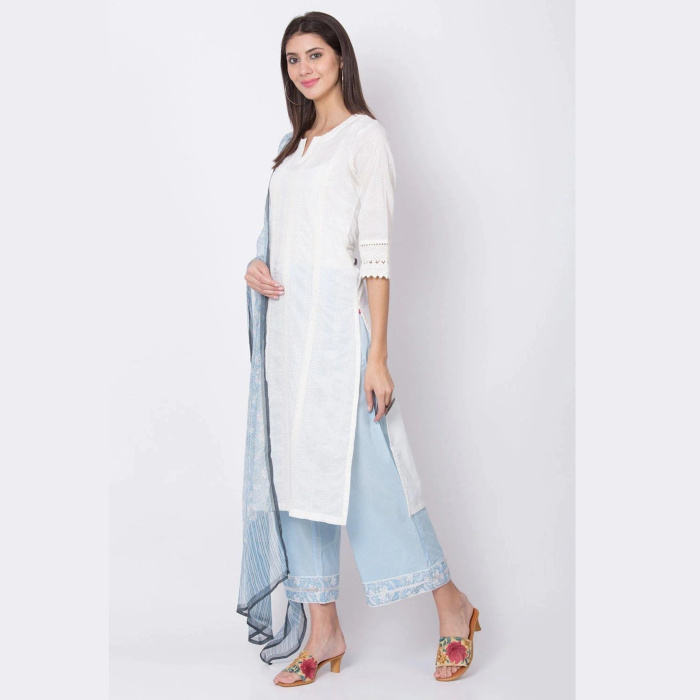 White-Relaxed-Kurta-Palazzo-Suit-set