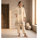Off White Coord Set for Women