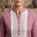 Pure Cotton Purple Colour Suit with Afghani Salwar for Women