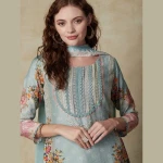Printed Kurta with Pants and Dupatta
