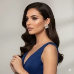 American Diamond Pink Square Stud Earrings for Women – Imitation Jewellery