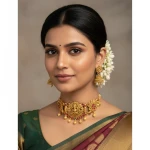 Traditional Choker Temple Jewellery Set for Women & Girls – Aadvic