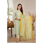 Pure Cotton Printed Suit with Dupatta